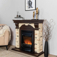 Портал Royal Flame Dublin арочный сланец (темный дуб) 64879157