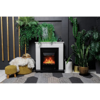 Портал Royal Flame BERGEN STD SFT под классику (белый/черный) разборный 64952337