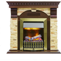 Портал Royal Flame Dublin угловой арочный сланец (темный дуб) 64923753