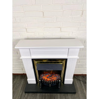 Каминокомплект InterFlame Найтон Магия Magestic BL Черно/ Magestic Черно белый