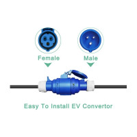 Переходник ALPENBOX Male CEE16A 3P - Female CEE32A 5P IP44 XTREM 3G2.5 0,5м 9110108