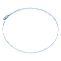 Хомут обжимной MasterProf 9 мм, оцинкованный, 190-210 мм, 2 шт. ИС.140974.2