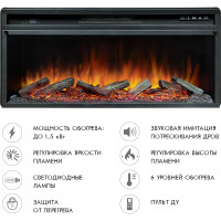 Каминокомплект Royal Flame Bergen sft (темная олива) разборный портал и очаг vision 42 log led 64952669