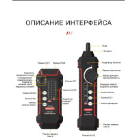Интеллектуальный тестер сетевых кабелей NOYAFA NF-802