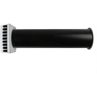 Приточный клапан ARIUS kiv quadro-125 500 мм с теплошумоизоляцией и круглой наружной металлической решеткой 135500