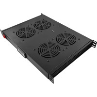 Модуль охлаждения 5Bites 4хFANS / LCD / THERMOSTAT / D=600-800 / 1U / 19" FM-17