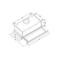 Вытяжка с выдвижным экраном Korting KHP 5512 GW 00000018947