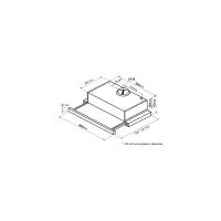 Вытяжка с выдвижным экраном Korting KHP 6617 GN 00000011483