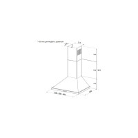 Купольная вытяжка Korting  KHC 6750 RSI 00000013418
