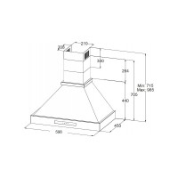 Купольная вытяжка Korting  KHC 6809 N 00000018961