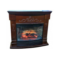 Каминокоплект InterFlame IDALGO ЕС с Panoramic25-30 NEW LED темный дуб