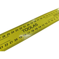 Угольник столярный TOOLAS желтый, 400 мм 00003415