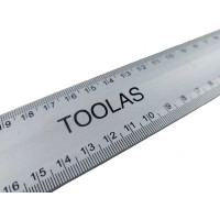 Угольник столярный с уровнем TOOLAS 300 мм,  алюминиевый 00003411