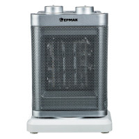 Тепловентилятор керамический вращающийся ЕРМАК 810/1500Вт, термостат, защита от перегрева 698-017