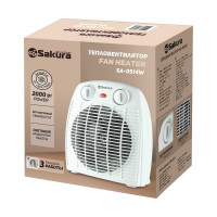Тепловентилятор Sakura SA-0514W спир бел УТ000001962