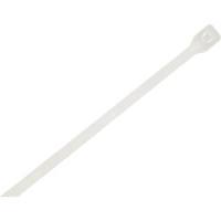 Стяжка кабельная ЖЕСТЬ нейлон, белая, 3x150 мм, 100 шт., пакет УТ-00011482