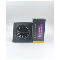 Вентилятор осевой, вытяжной ВИЕНТО с таймером и датчиком влажности, малошумный, с обратным клапаном, 130 м³/ч, черный, шарикоподшипник 100СНК STILL black-B