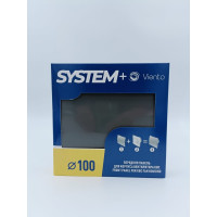 Вентилятор со съемной панелью в сборе LUNA ВИЕНТО SFERA, O100, пластик, черный, шарикоподшипник SF 100black