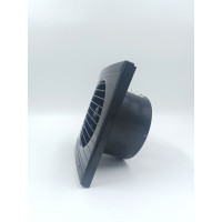 Вентилятор осевой вытяжной ВИЕНТО с таймером, малошумный, 125СТ STILL (240 м3), черный, шарикоподшипник ВИЕНТО 125СТ STILL black-B