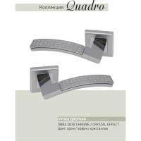 Дверные ручки ADDEN BAU OBRA Q330 CHROME/CRYSTAL EFFECT 940000001290