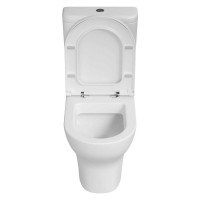 Комплект напольного унитаза Vitra Zentrum back to wall, сиденье микролифт, механизм 3/6 л 9012B003-7202