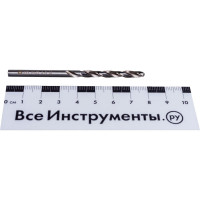 Сверло цх средняя серия (4.3х47х80 мм; HSS 6542; А1; DIN338) ИНСТУЛС INS TOOL 00001292859
