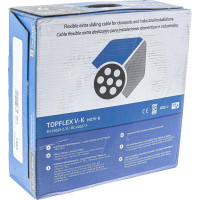 Монтажный гибкий провод Top Cable 1Х6 голубой TOPFLEX H07V-K ПВ3 131A006.R100(100м)