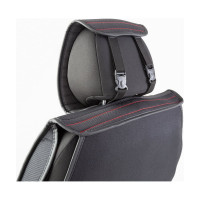 Каркас накидки на переднее сиденье CarPerformance 2 шт., fiberflax/лен CUS-2022 BK/RD