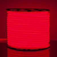Гибкий неон Elektrostandard LS003 2835 круглый, красный, 50 м, 144 LED лампы, 16 мм a043549