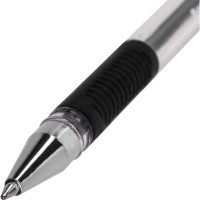 Ручка 50 шт в упаковке BRAUBERG шариковая с грипом X-Writer ЧЕРНАЯ пишущий узел 07мм линия письма 035мм  142404