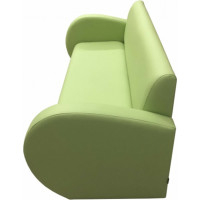 Диван Мягкий офис Классик двухместный салатовый КЛ201СЛТ