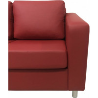 Диван Мягкий офис Ватсон двухместный красный ВТС201КР