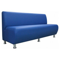 Секция дивана Мягкий офис Классик трехместная синяя КЛ701СН