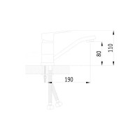 Смеситель для раковины WISENT WP45235