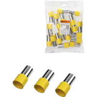 Наконечник-гильза TDM ELECTRIC е150-27 150мм2 с изолированным фланцем (20шт) SQ0512-0032
