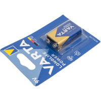 Батарейка Varta LONGLIFE POWER (HIGH ENERGY) Крона 6LR61 BL1 Alkaline 9V 04922121411