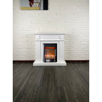 Каминокомплект InterFlame Лестер разборный Фобос Bl Fobos Black белый