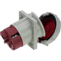 Встраиваемая наклонная розетка INPIN 125A/400V/3P+E/IP67, фланец 110x114 CA212