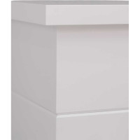 Каминокомплект ELEKAM bolton с очагом pulsar 38 белый с черным 100045