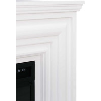 Каминокомплект ELEKAM vakanda с очагом pulsar 38 белый с черным 100052