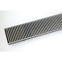 Внутрипольный водяной конвектор KVZ с решеткой KVZ-180-70-800-UA/RRA-180-800-A