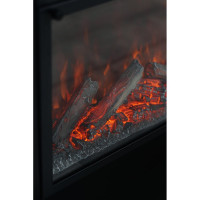 Каминокомплект ELEKAM midl с очагом pulsar 38 белый с черным 100044