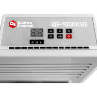 Электрический нагреватель воздуха QUATTRO ELEMENTI QE-1000KME конвекторный 1 кВт, с эл.блоком управления, ТЭН монолитный 915-458