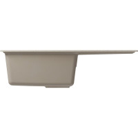Мойка MIXLINE ml-gm31 с крылом, бежевая (328), 770x500x190 мм new 552192