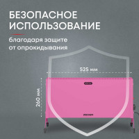 Электрический конвектор Zeder серия Blimey, механическое управление 10MX-12 PINK