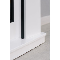 Каминокомплект ELEKAM montana с очагом pulsar 60 белый с черным 100113