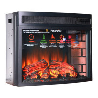 Каминокомплект InterFlame Genius ЕС с Panoramic 25 LED F/X бежевый золотой патиной Genius с Panoramic25 бежевый ЗП