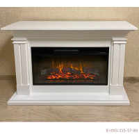 Каминокомплект InterFlame Честер Фотон 42 Foton42 белый