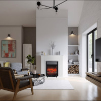 Каминокомплект RealFlame crosby std wtm-f511 + fobos lux bl 9911950