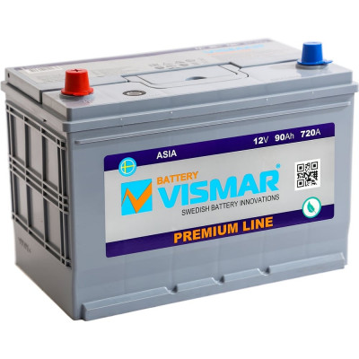 Аккумуляторная батарея VISMAR PR ASIA 6CT-90 L R-0 8699358010254